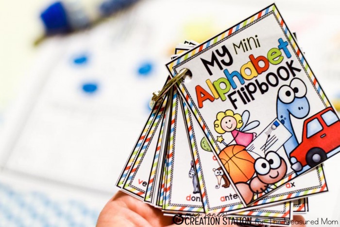 Mini Alphabet Flipbook The Measured Mom