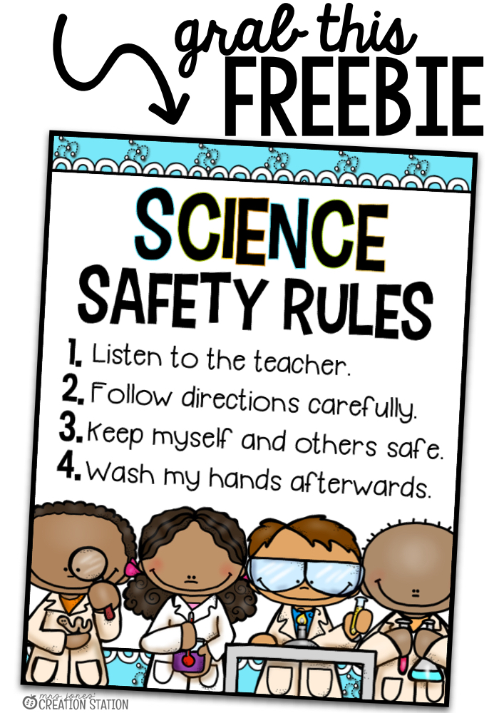 Science Safety Rules Freebie - MJCS
