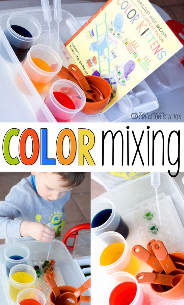 Color Mixing with Little Learners - MJCS