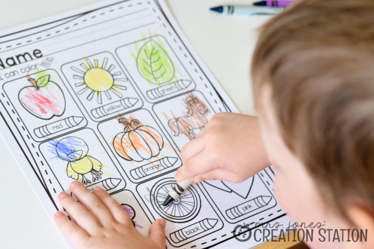 Do your students know how to use crayons at the beginning of the year? Teach them how!