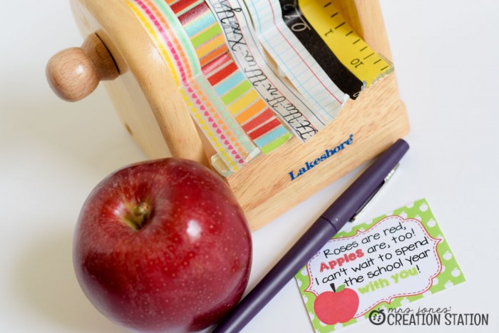 FREE Apple Teacher Gift Tags