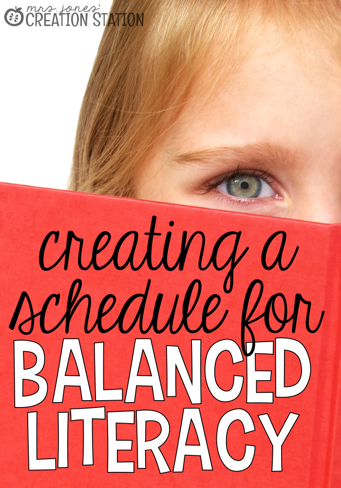 Creating a class schedule to promote balanced literacy