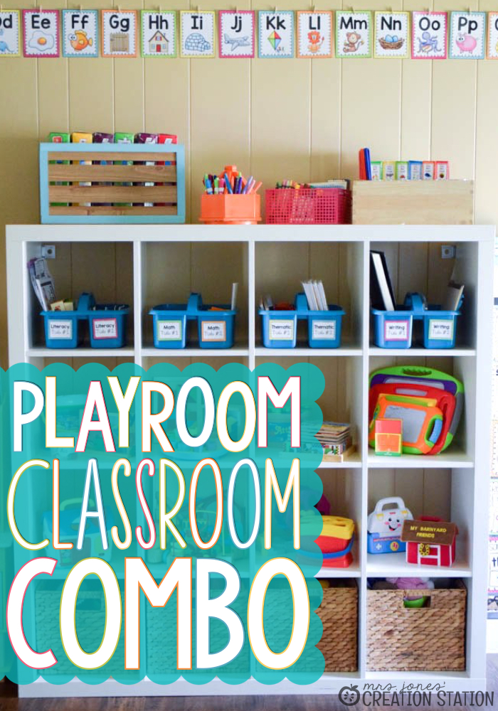 Playroom Homeschool Classroom Combination