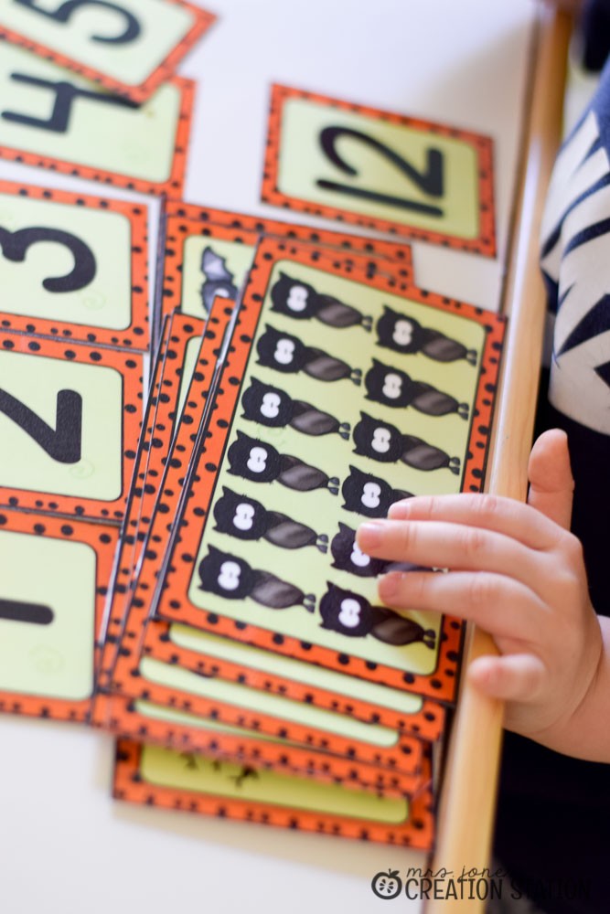 Halloween Math - Counting and Simple Addition