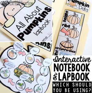 Interactive Notebooks or Lapbooks...Which is better for you classroom?