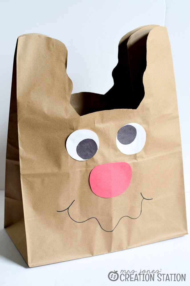 Reindeer Bag for Holiday Crafts