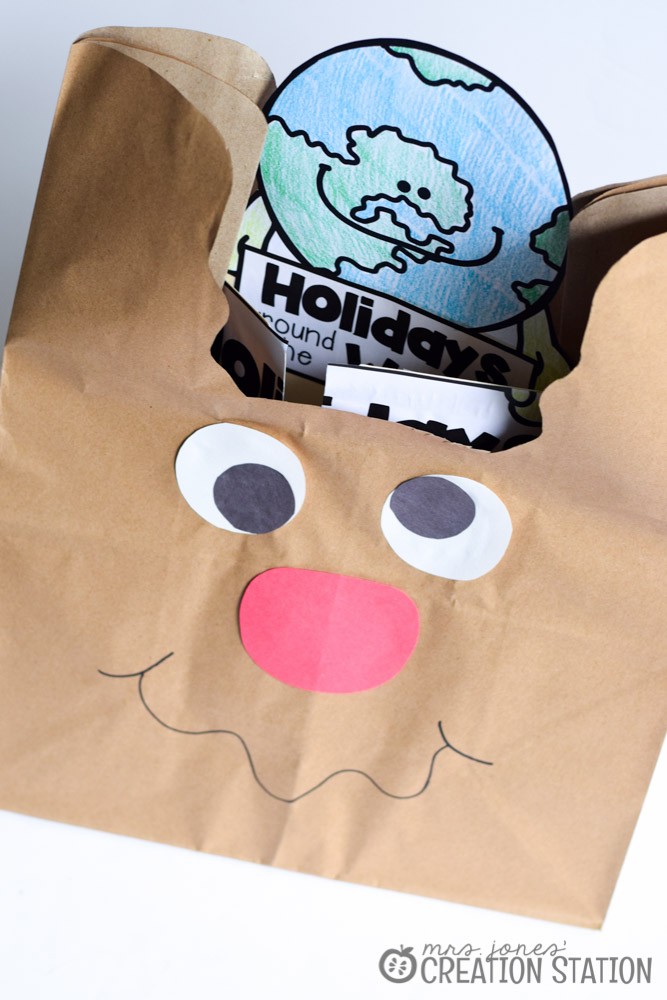 Reindeer Bag for Holiday Crafts