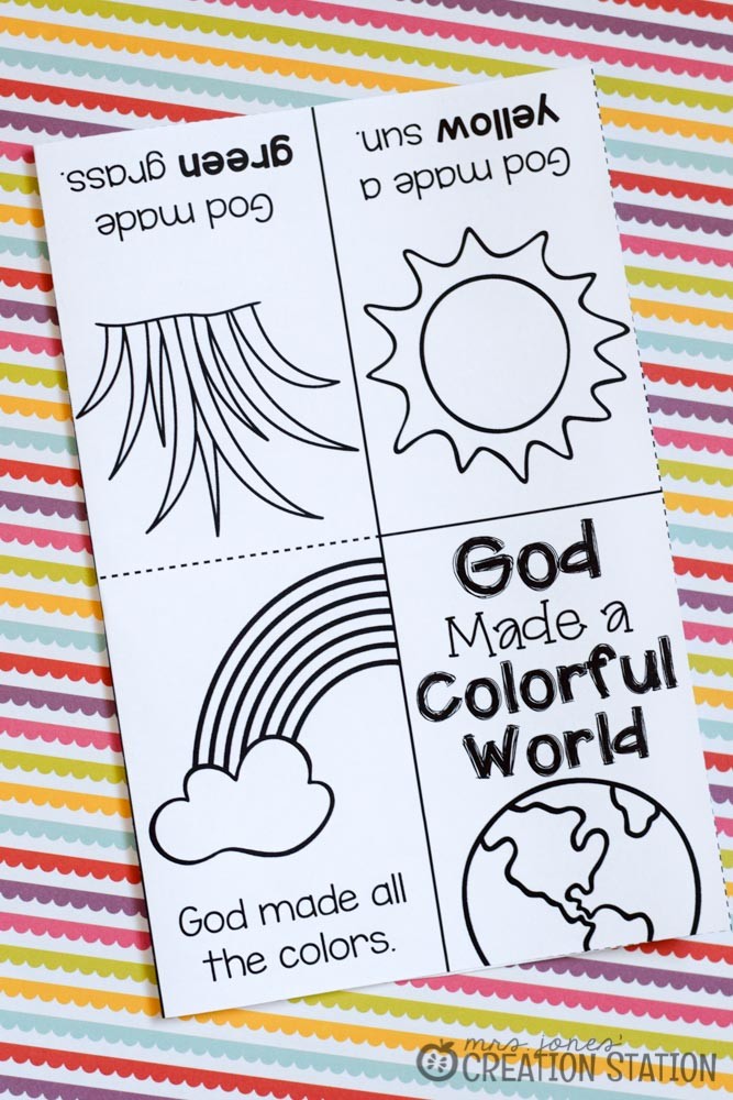 God Made a Colorful World FREE Reader