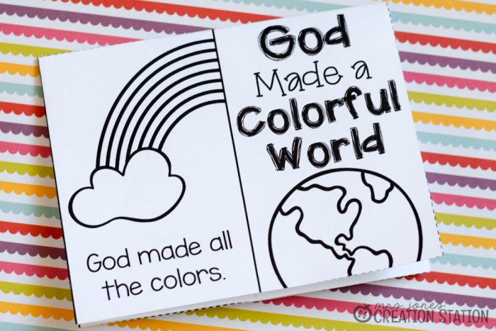 God Made a Colorful World FREE Reader