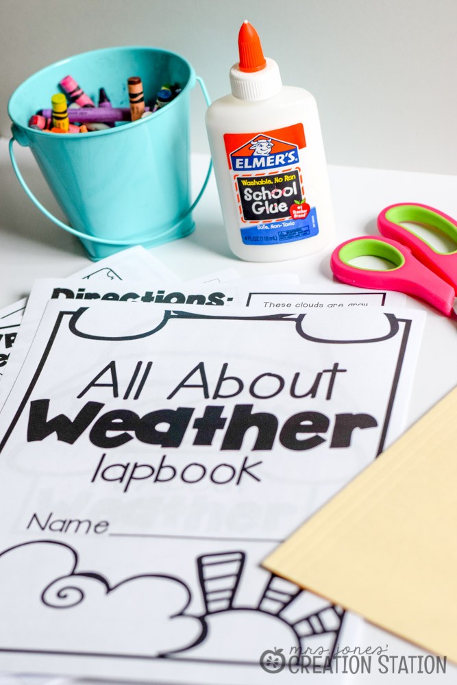 Interactive Science Weather Lapbook - MJCS