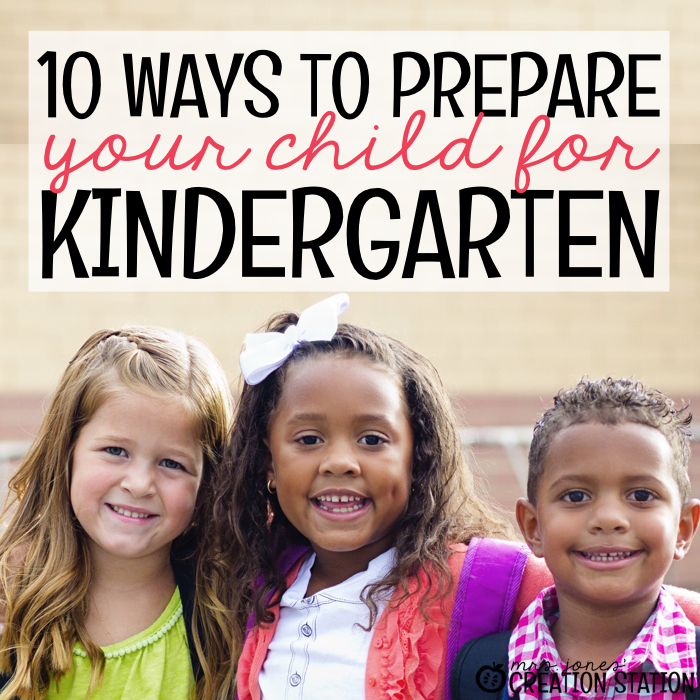 Prepare Your Child for Kindergarten - MJCS
