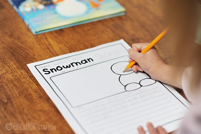 Snowmen At Work Free Writing Activity- Mrs. Jones Creation Station