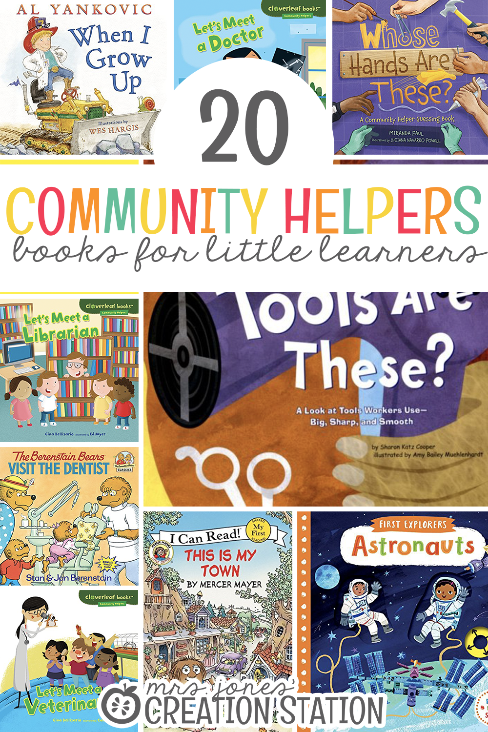 20 Community Helper Books for Little Learners - Mrs. Jones ...